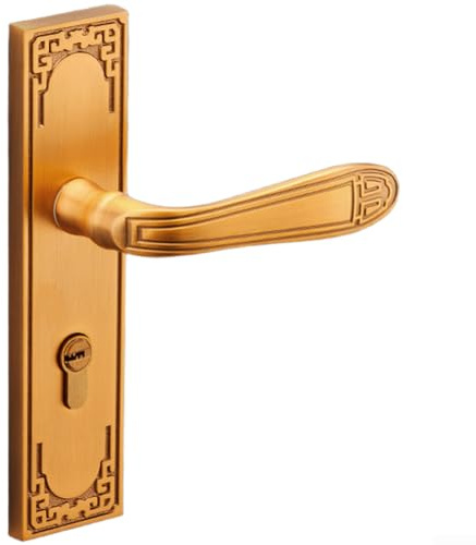 Poignée de serrure de porte intérieure magnétique silencieuse avec construction en alliage de zinc et poignée solide pour une performance fiable dans les maisons (D)