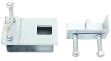 TABODD Shipping Container Bolt-On Lock Box, Heavy Duty Bolt on Lock Box Storage Security Shipping Container Lockbox Without Padlock, Universal Containers Accessory