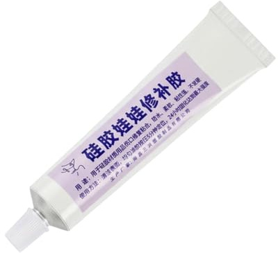 Pegamento de silicona, fuerte adherencia y buen deslizamiento – Adhesivo Elastic Doll de silicona – Para muñecas piel cara articulaciones modelos maquillaje cosplay reparación restauración relleno