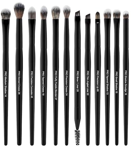 Bueart Design 12Pcs Professional Eyeshadow Makeup Brush Set