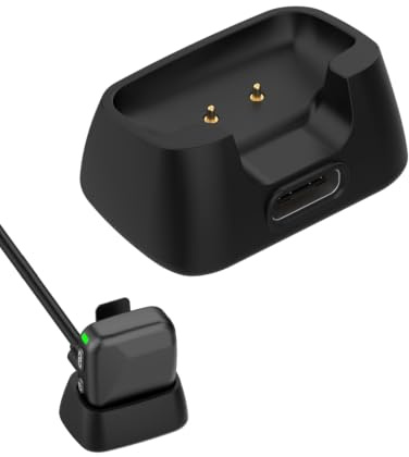 Dock di ricarica magnetico, compatibile con mini trasmettitore DJI Mic, base di ricarica con dock di ricarica magnetico per alimentatore microfono wireless