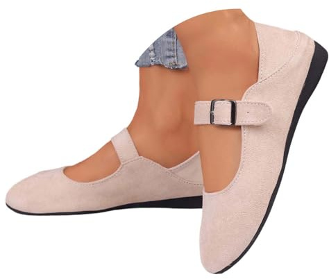Generisch Chaussons confortables pour femme avec lanières, ballerines polyvalentes pour tout le monde au bureau et au quotidien