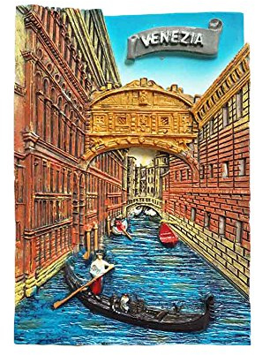 Venedig Italien 3D-Kühlschrankmagnet, Reiseaufkleber, Souvenir, Dekoration für Zuhause und Küche, Italien, Kühlschrankmagnet