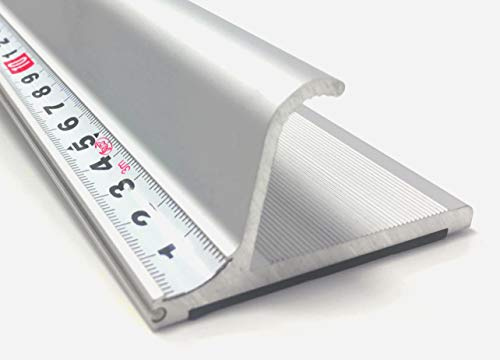 Altera Sicherheitslineal, Robustes Aluminium, Rutschfest, Mit Fingerschutz, Stahlschneide Und Aufhängeloch (155 cm)