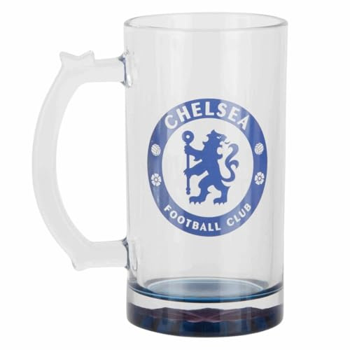 Chelsea FC Crest Stein Pint Glass Forever Collectibles UK Limited