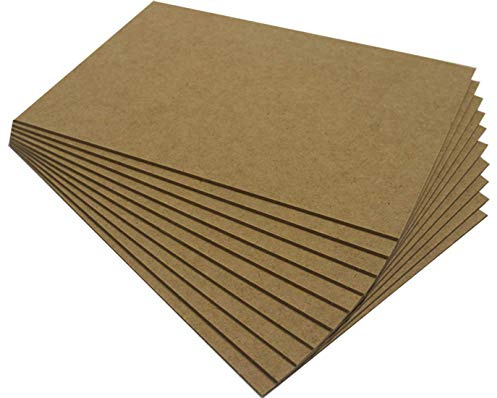 Chely Intermarket Tablero MDF Madera Manualidades 50x70cm 2.5mm Pack 4 Cortes CNC Precisión Láser Calado Grabado Fibras Compactas Artesanía España Resistente Uniforme Profesional Marquetería