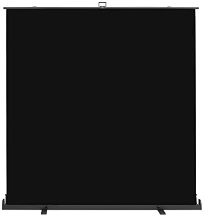 Walimex pro Roll-up Panel Hintergrund schwarz 210 x 220 cm, Fotohintergrund mit Transportbox, Hintergrundsystem für Fotostudio, knitterfreie Fotoleinwand ideal für Low-Key-Fotografie und Portraits