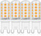Auting G9 LED Lampe Warmweiß 2700K,g9 led Birnen,LED Leuchtmittel 4W Entspricht 30W-40W Halogenlampe, 400 Lumen kein Flackern, nicht dimmbar, Enegiesparende G9 kleine Birne, 4er Pack