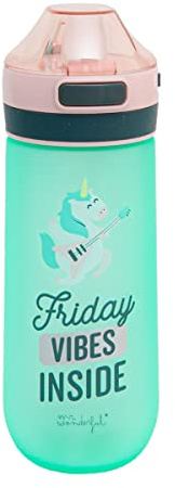 Mr. Wonderful WOA2212184EMZ1 Bouteille unisexe pour enfants, multicolore, standard, multicolore, Estandar