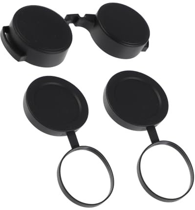Gatuida 3pcs Telescope Accessories Rubber Lens Cap Objective Lens Covers for Binoculars Monoculars Eyepiece Dust Protection Use Outdoor Stargazing