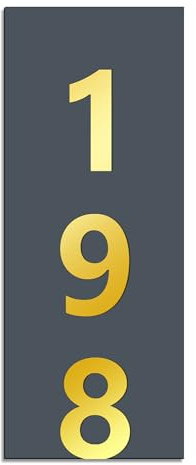 Print Maniacs Personalised Outdoor House Sign – Large 3D Address Plaque, Custom Laser Cut Door Number and Street Name Plate, Modern Contemporary Perspex Weatherproof House Number Sign for Front Door