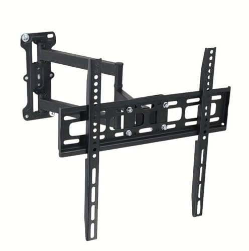 Visiodirect® Support Mural accroche TV Bras articulé inclinable et orientable pour TV OLED Sony XR55A80L 55 VESA 300X200mm Noir