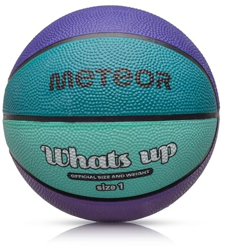 Basketboll för vuxna ungdomar Basketboll Storlek 1 3 4 5 6 7 Perfekt Anpassad Till Händer Idealisk Basket för Träning Basket Med en Halkfri Yta METEOR