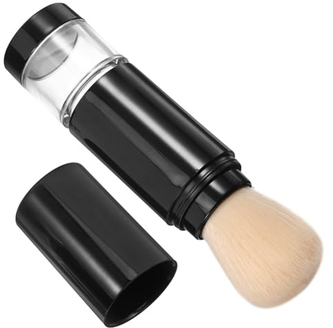 Healvian Pinceau De Maquillage Automatique Portable Pour Poudre Et Blush Brosse Douce Pour Visage 4.41 Pouces Accessoire Cosmétique Pratique