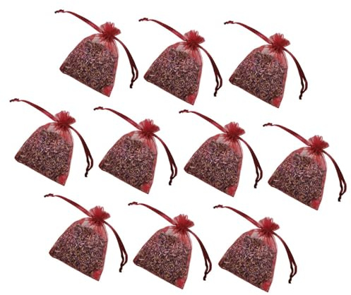 10 Stück Lavendel Duftsäckchen Kleiderschrank, French Lavendelsäckchen, Duftsäckchen Lavendel Getrocknet, Mottenschutz Für Kleiderschrank, Schubladen, Schränken, Auto Duft, Schrank Duft, Raumduft