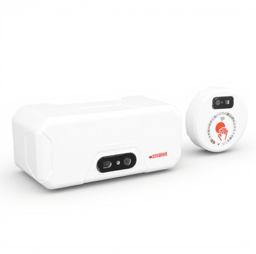 Kit de Chasse D'eau de Toilettes sans, Kit de Chasse D'eau Automatique, Capteur Infrarouge Rechargeable par USB, Chasse D'eau Automatique, étanche IPX6, pour Salle de Bain