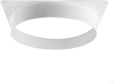 Lüftungskanalverbinder Flansch Wand Entlüftung Rundrohr Wohnzimmer Adapter Belüftungssystem Platte Lüftungsrohrverbinder (300 mm)