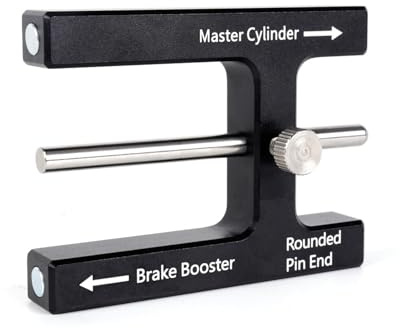 Strumento di regolazione del freno per pestello con magnete, strumento di precisione per amplificatore di forza frenante, in alluminio e acciaio inox 304, universale compatibile