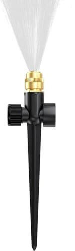 Irrigatore per prato da giardino – Strumento di irrigazione rotante a 360° – Irrigatore a risparmio d'acqua a copertura totale per giardino, terrazza fattoria serra baldacchino esterno paesaggio