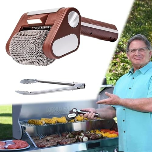 Limpiador De Parrilla Eléctrico Saker Sin Cerdas, Cepillo Eléctrico, Cepillo De Limpieza De Parrilla Inalámbrico Recargable Acssart Sin Cerdas, Cepillo Giratorio for Barbacoa(1PC)