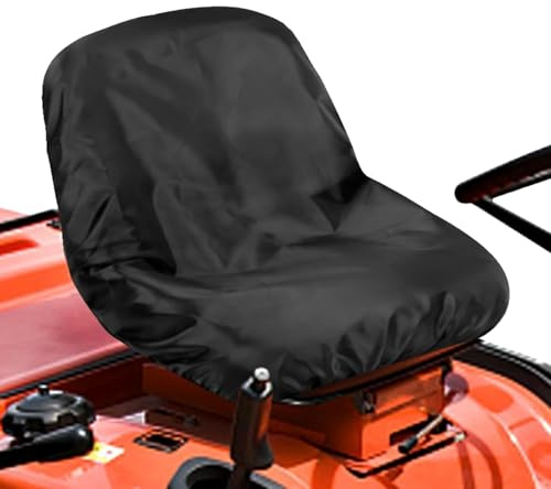 Cubierta de asiento para tractor cortacésped, protección de asiento resistente al sol para cortacésped con asiento del conductor, cubierta protectora para uso exterior en el jardín, campo y patio