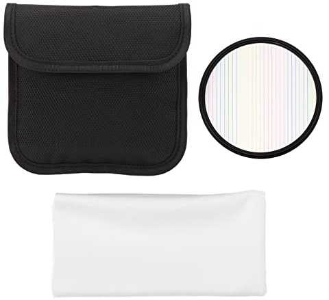 Filtre Polarisant 77mm, Verre Optique Anti - Reflet, Haute Clarté - Réduction des Reflets, Effet Widescreen Cinéma, Photographie et Vidéo