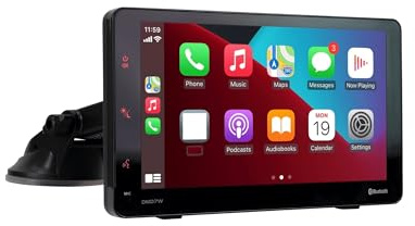 sistema di navigazione video per la riproduzione di auto Ricevitore stereo per auto da 7 con navigazione wireless per Apple CarPlay e Android Auto