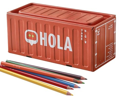 Boîte de rangement en métal, en fer, portable, multifonction, anti-rouille, petite boîte en métal avec couvercle | pour, garçons, filles, jeunes, adolescents, voyages, intérieur, extérieur