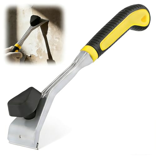 Carbide Paint Scraper, Heavy Duty Tungsten Carbide Scraper with 63 mm Double-Edged Blade & Non-Slip Soft Grip, Removes Paint, Glue, Varnish, Rust & Caulk from Wood, Metal, Tile & Concrete
