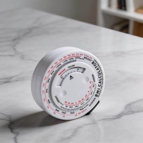 Smartes Körpermaßband 150cm Einziehbar BMI Rechner Körpermaßband Digital mit LED Display USB-C Einhand Maßband Körper für Taille Hüfte Oberschenkel Retraktiles Fitnessmaßband 150cm Präzise Messung