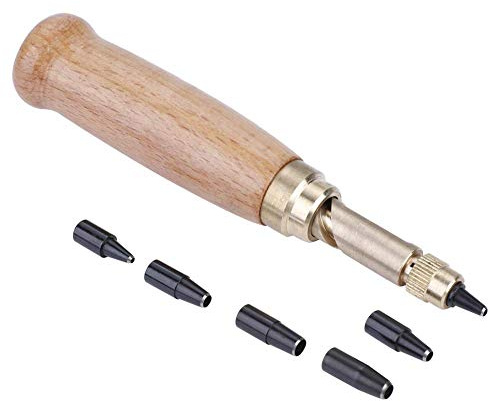 Gürtel Locher Leder Locher Zange Kit 15 mm 4 mm Holzgriff Für Leder Gürtel Armbänder