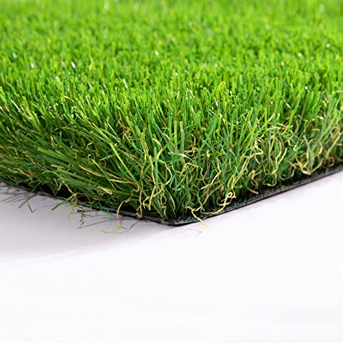 Steffensmeier Kunstrasen Highland 37 mm 2.622 g/m² extrem UV-beständig+ Strong Kollektion Grün, Größe: 200x400 cm