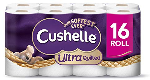 Cushelle Ultra Quilted Toilet Tissue 16 Roll White