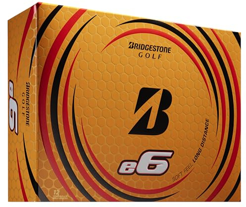 Bridgestone Golf E6 Bianco, confezione da 12