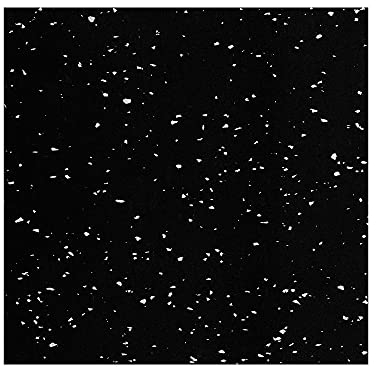 Nicoman Tapis en caoutchouc anti-vibrations réduisant le bruit pour machine à laver, sèche-linge, réfrigérateur - Accessoire pour grand appareil - Taille découpable - 6 mm - 40 x 40 cm - Noir galaxie