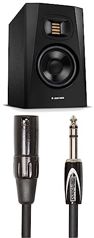 ADAM AUDIO T5V Studio Monitor Pair and Two XLR to TRS Cables