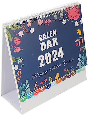 MAGICLULU Schreibkalender Zum Aufstellen Kleiner Kalender Für Täglichen Gebrauch Monatskalender Als Wohnaccessoire Notizkalender Für Schreibtisch Und Büro Dekorativer Tischkalender Zum Schre
