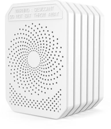 HoneyGuaridan Bolsa desecante para Comida para Mascotas, desecante de Repuesto para comedero automático para Gatos, Mantiene la Comida para Mascotas Seca y Fresca (6 Paquetes)
