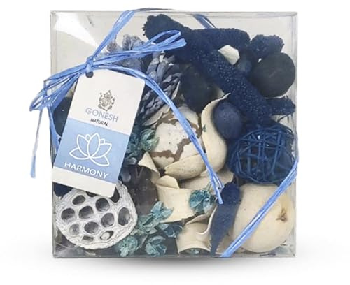 Gonesh - Potpourri - Home Decor - Natural Botanicals & Fresh Fragrances - Harmony Scent - 12 oz. Acetate Gift Box