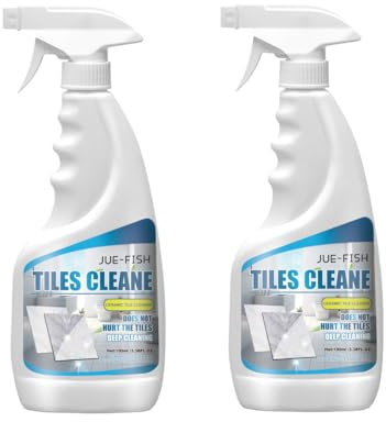 Csvnewsites Tile Grout Cleaner Sprayer, Fliesen- und Fugenreiniger, Reinigungsspray für Fliesenfugen, Sprühreiniger für Fliesenfugen auf dem Boden, an den Wänden und im Badezimmer, 100ml (2PCS)