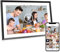 Moman Cornice Digitale WF102U, 10,1 Pollici Wifi IPS Touch Screen con Memoria da 16GB Condivisione Istantanea Montabile a Parete per Famiglia Amici Anniversario, Cornice-Digitale-Foto (16GB)