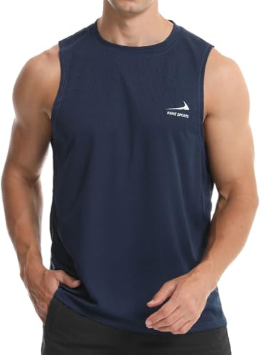 Men's Sleeveless Tank Top Running Gym Quick-Drying Vest Sports T-Shirt