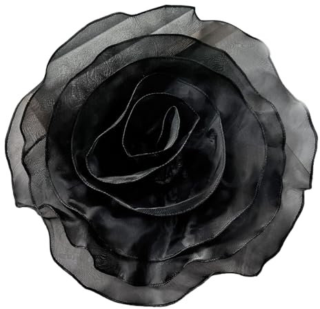 ZOOMIMI Handgefertigte Ansteckblumen, Applikationen, Tanzkostüm, Dekoration, große 3D-Blumenaufnäher, Kleidung, Näh-Ornamente