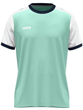 JAKO Unisex tröja dynamisk, kortärmad, mynta/vit/marinblå, L