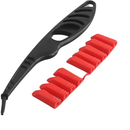 Gdfnmogo Caulking Tool Kit - Glass Glue Angle Scraper, Sealant Spreader, Tile Joint Repair Applicator, Lightweight For Home, Bathroom, Sink Joints(boxed)