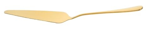 iplusmile Pala Dentada De Acero Inoxidable para Tartas Servir Pizza y Queso Diseño Ergonómico