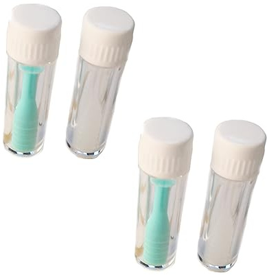 POPETPOP 4pezzi Aspirazione Lenti Con Ventosa Rimozione Lenti in Silicone Kit Di Pulizia Per Contatto Accessori Per Contatto Adatto Per Rgp e Rigide