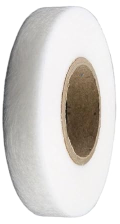 Ruban d'ourlet instantané en fer - bande de liaison de tissu fusible double face pour pantalon, jupes, rideaux | Réparations alternatives à activée par la chaleur sur les jeans, les rideaux, l