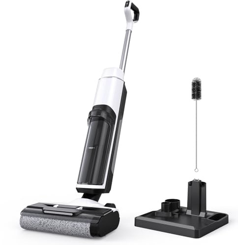 Lubluelu 20Kpa Kabelloser Nass-/Trockensauger, Selbstreinigung per Knopfdruck, LED-Display & Sprachansagen, 30-Minuten Laufzeit – Ideal für Hartböden sowie Haushalte mit Haustieren und Kindern