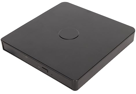 HUSHUI External Optical Disc Drive Enclosure Kit, Ultra Slim USB 3.0 Type C DVD Drive Enclosure for Laptop Desktop, with Plug and Play Support, for XP to 10 OS X (C)